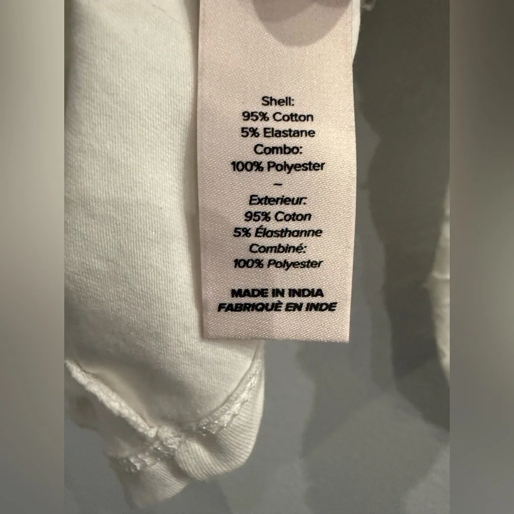 NWT Cinq à Sept White Lace Stefania Trim Shirt 3/4 Sleeve Blouse Size XS - Picture 11 of 12